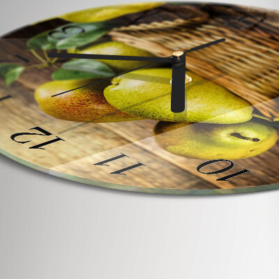 Round wall clock Pears