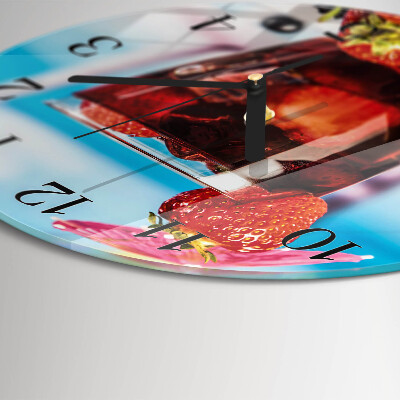 Round wall clock Drink