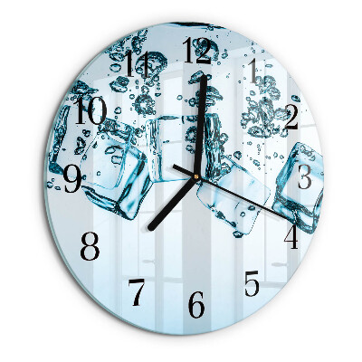 Round wall clock Ice