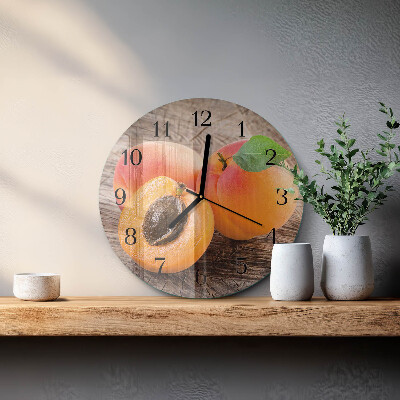 Round wall clock Apricots