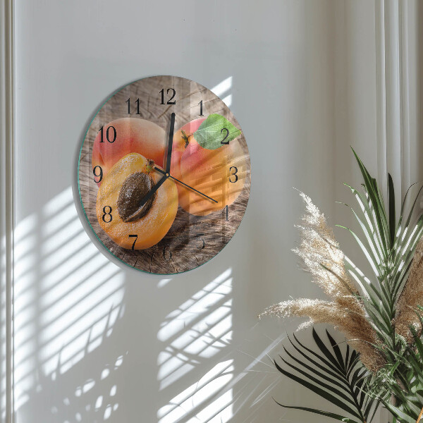 Round wall clock Apricots