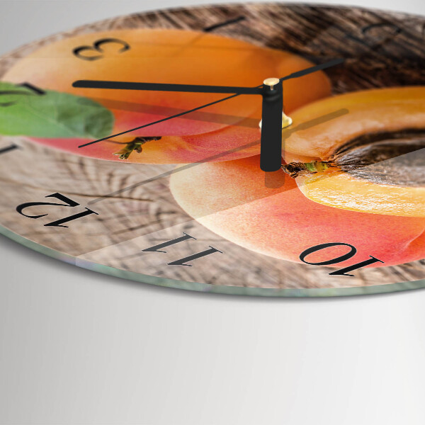 Round wall clock Apricots