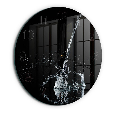 Round wall clock Water