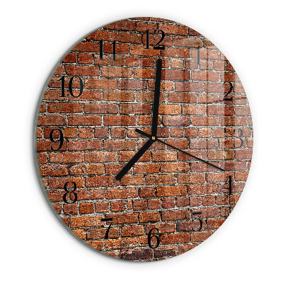 Round wall clock Brick