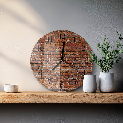 Round wall clock Brick
