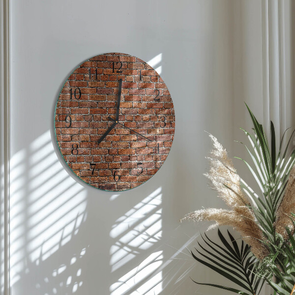 Round wall clock Brick