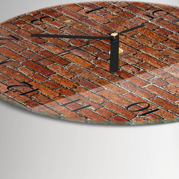 Round wall clock Brick