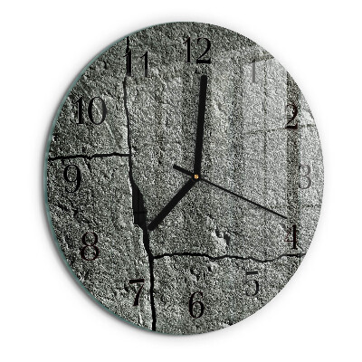 Round wall clock Natural Stone