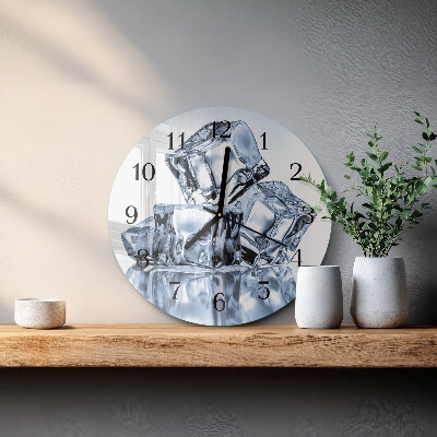 Round wall clock Ice