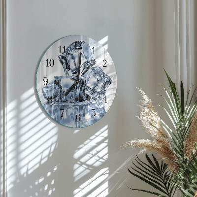 Round wall clock Ice