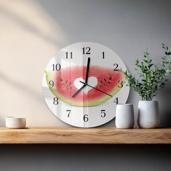 Round wall clock Watermelon