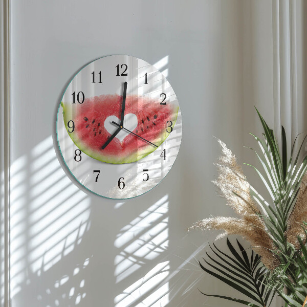 Round wall clock Watermelon