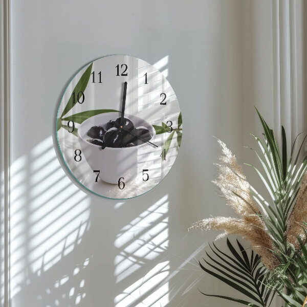 Round wall clock Olives