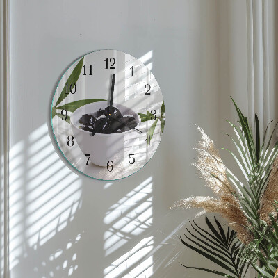Round wall clock Olives