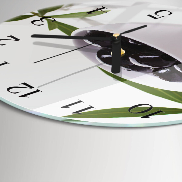 Round wall clock Olives