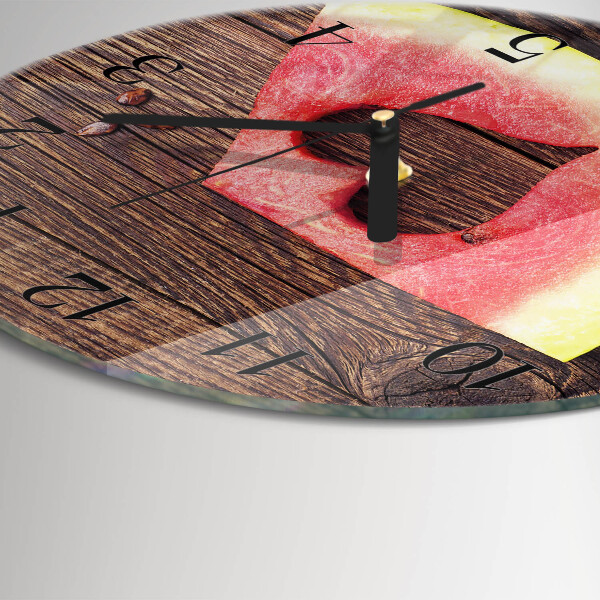 Round wall clock Watermelon