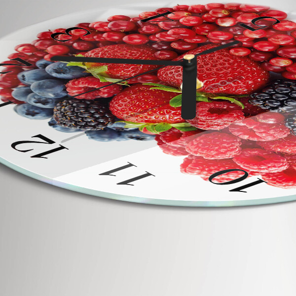 Round wall clock Fruit
