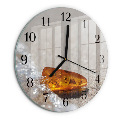 Round wall clock Amber