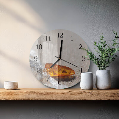 Round wall clock Amber