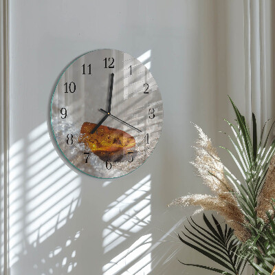Round wall clock Amber