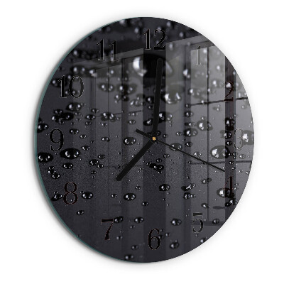 Round wall clock Drops