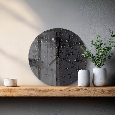 Round wall clock Drops