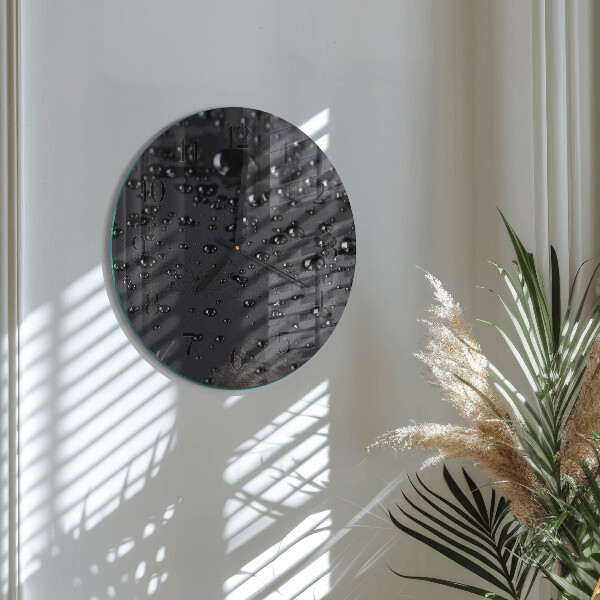 Round wall clock Drops