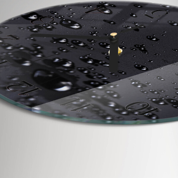 Round wall clock Drops