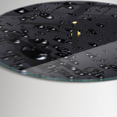 Round wall clock Drops