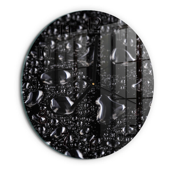 Round wall clock Drops