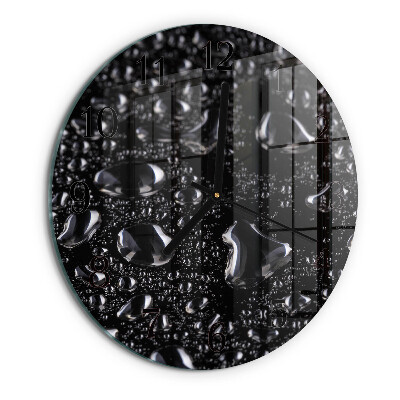 Round wall clock Drops