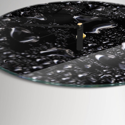 Round wall clock Drops