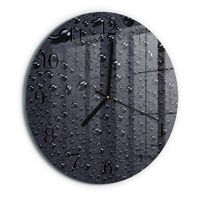 Round wall clock Drops