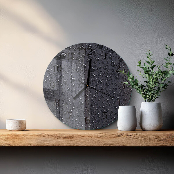 Round wall clock Drops