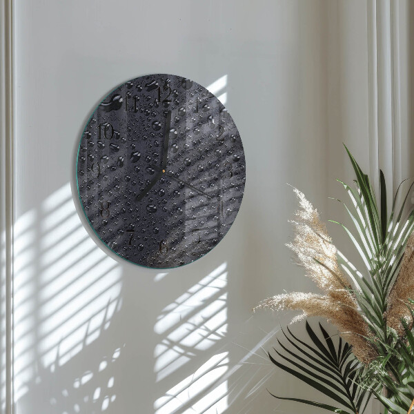 Round wall clock Drops