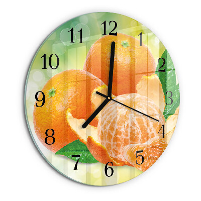 Round wall clock Oranges