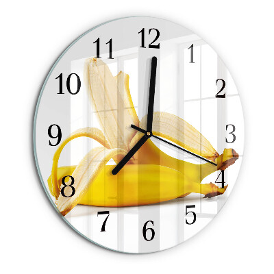 Round wall clock Bananas