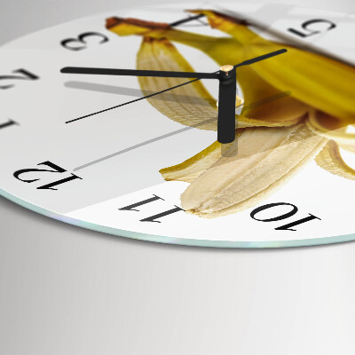 Round wall clock Bananas