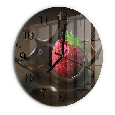 Round wall clock Chocolate
