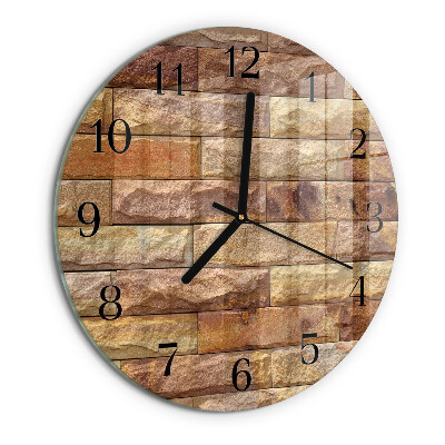Round wall clock Brick