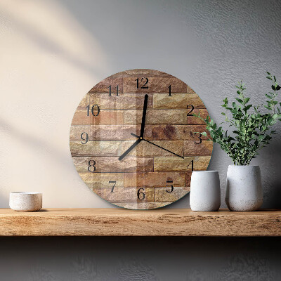 Round wall clock Brick