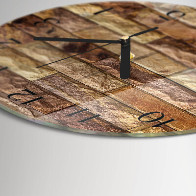 Round wall clock Brick