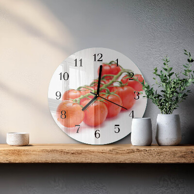 Round wall clock Tomatoes
