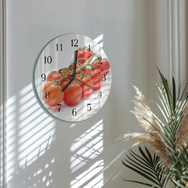 Round wall clock Tomatoes