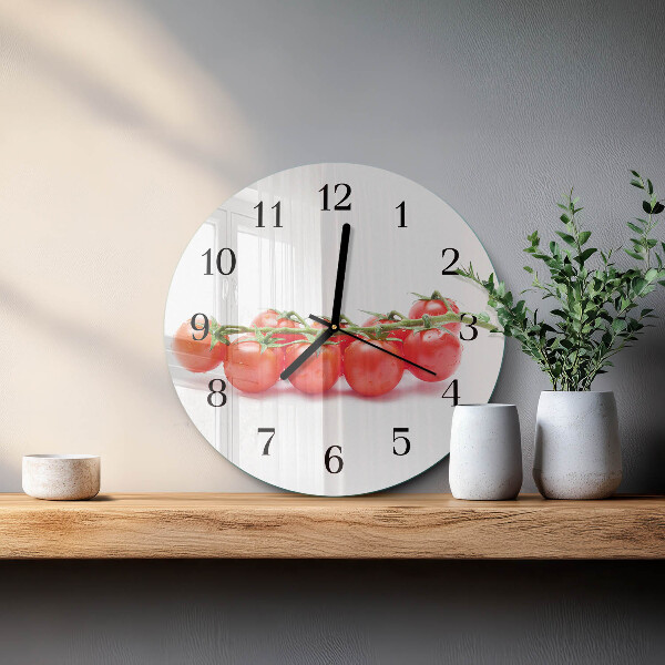 Round wall clock Tomatoes