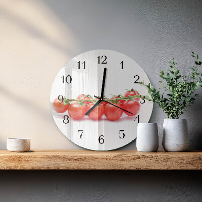 Round wall clock Tomatoes