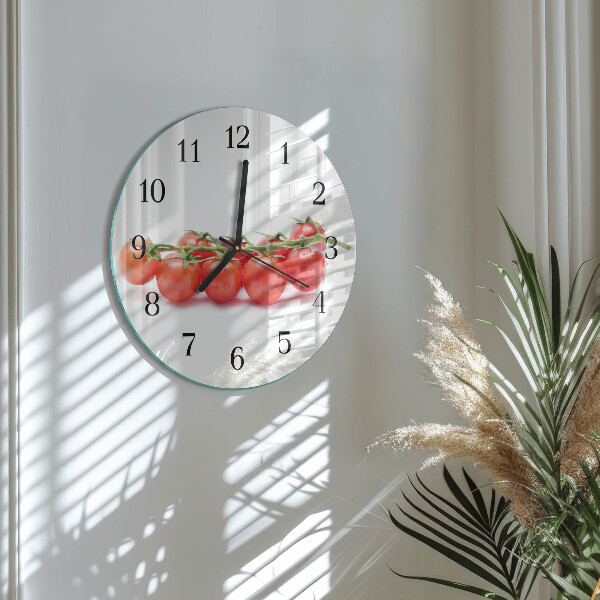 Round wall clock Tomatoes