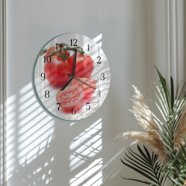 Round wall clock Tomatoes