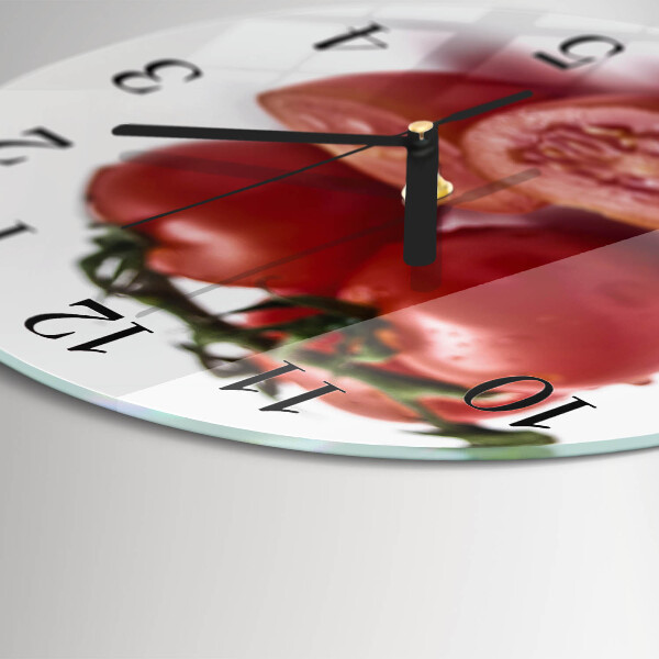 Round wall clock Tomatoes