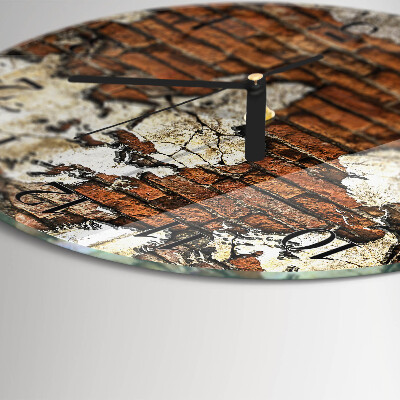 Round wall clock Continents